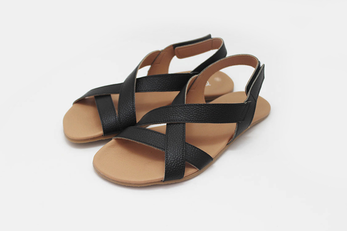 Sandalias barefoot mujer tiras - Imagen 3