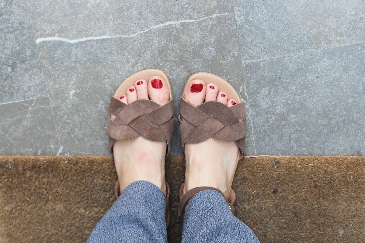 Sandalias barefoot mujer trenzado - Imagen 7