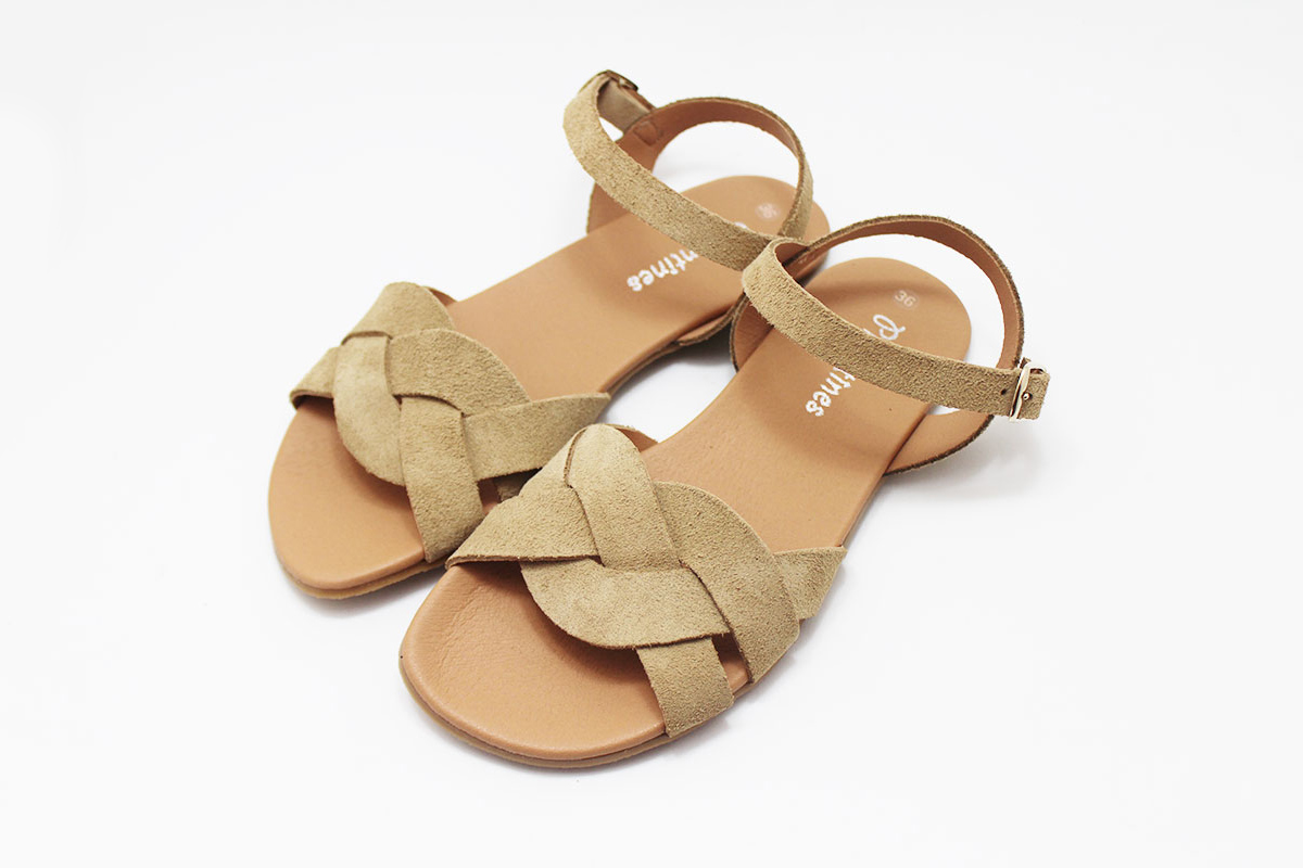 Sandalias barefoot mujer trenzado - Imagen 9