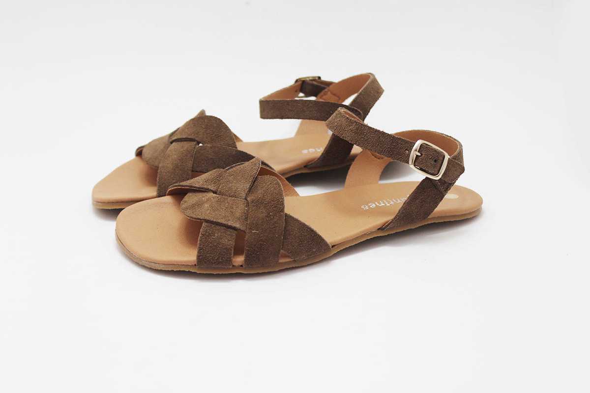 Sandalias barefoot mujer trenzado - Imagen 3