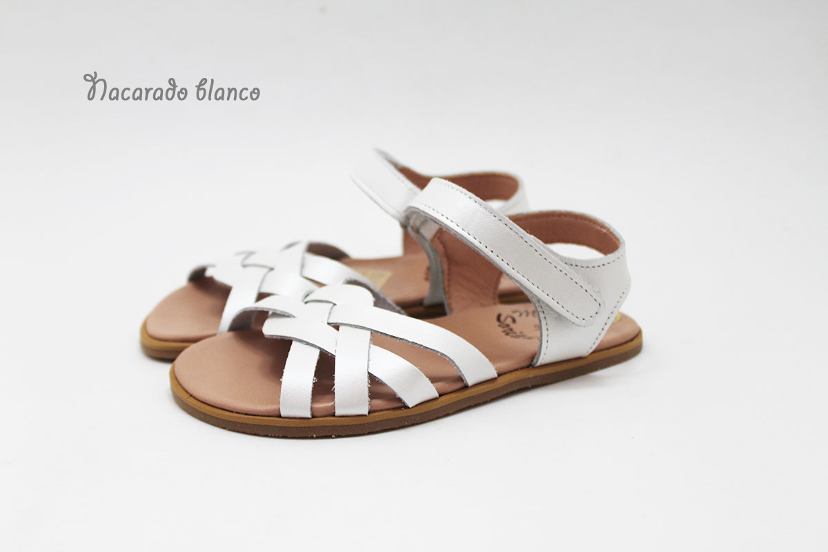Sandalias barefoot niña tiras entrelazadas - Imagen 3