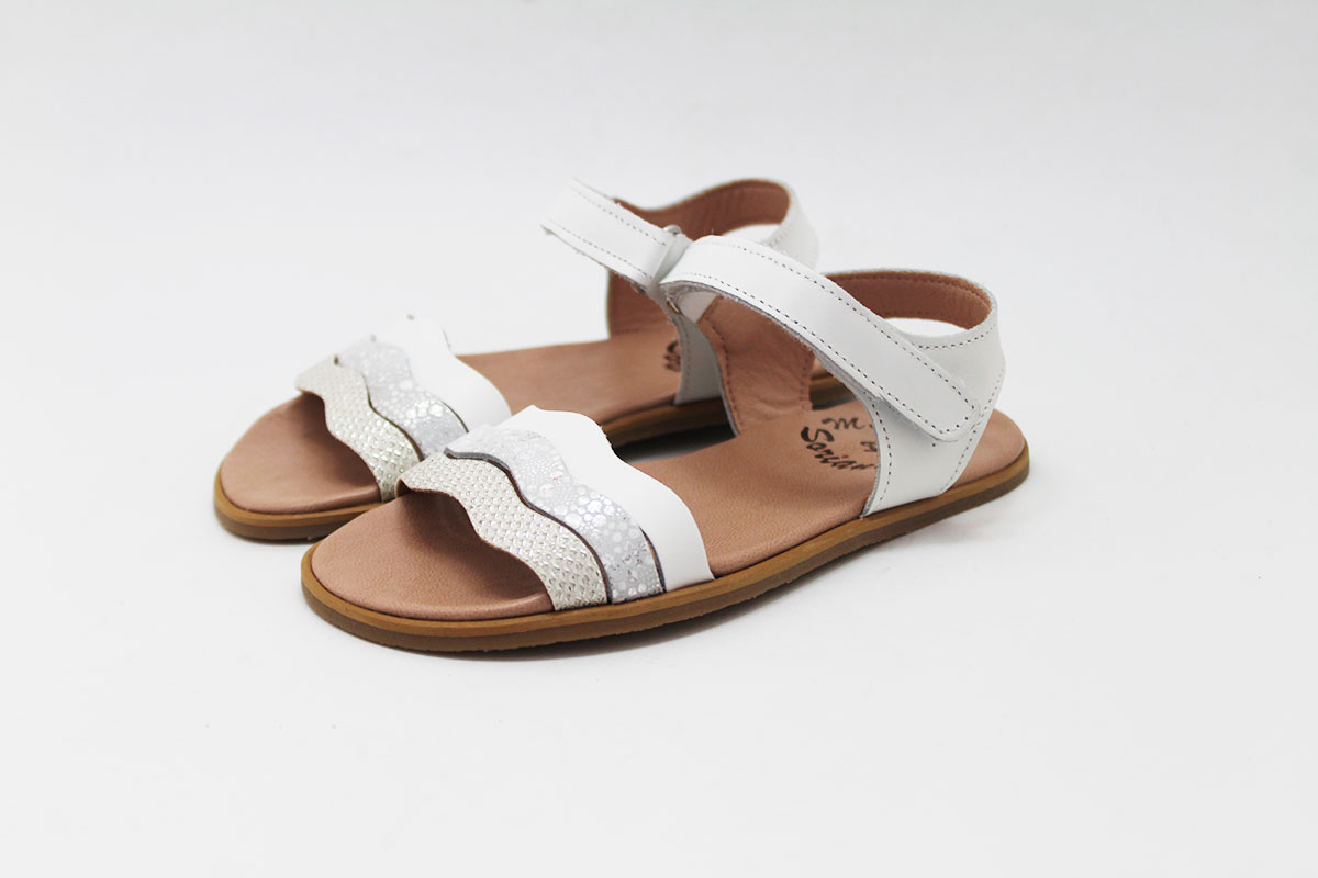 Sandalias barefoot niña tiras onduladas - Imagen 2