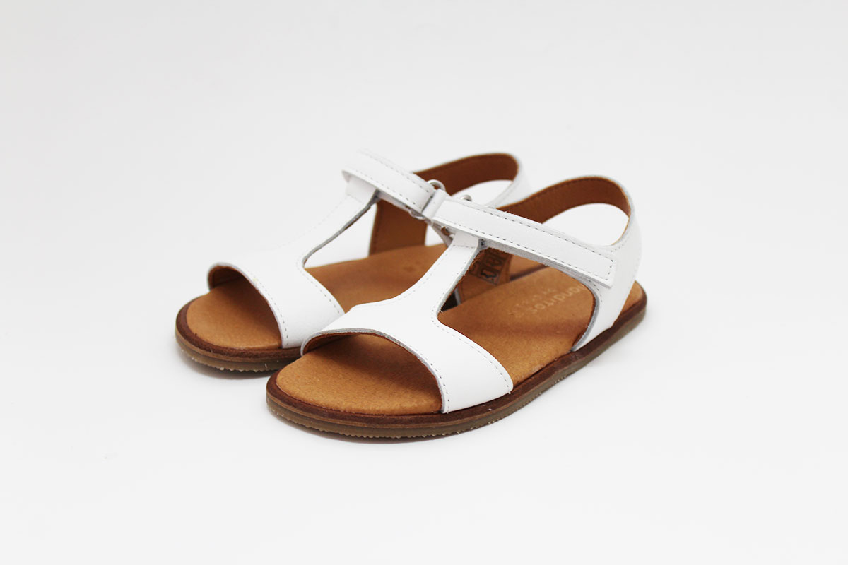 Sandalias Blanditos by Crios blanco niña modelo BARI - Imagen 3