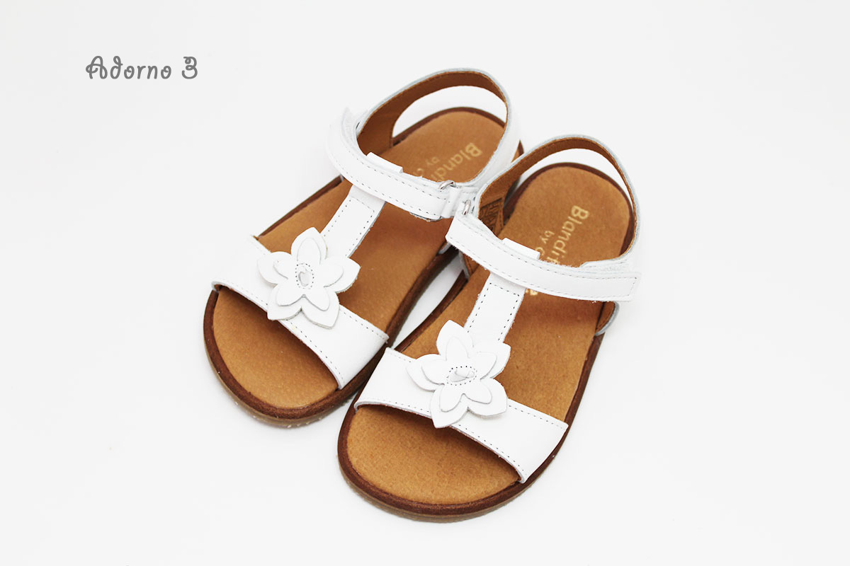 Sandalias Blanditos by Crios blanco niña modelo BARI - Imagen 6