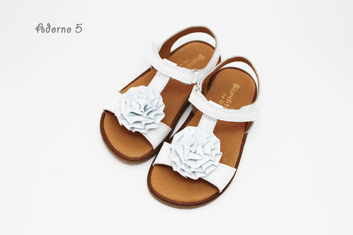 Sandalias Blanditos by Crios blanco niña modelo BARI - Imagen 8