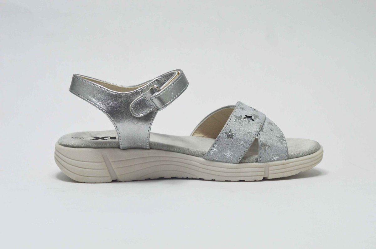 Sandalias metalizadas cierre ajustable pala niña - Imagen 9