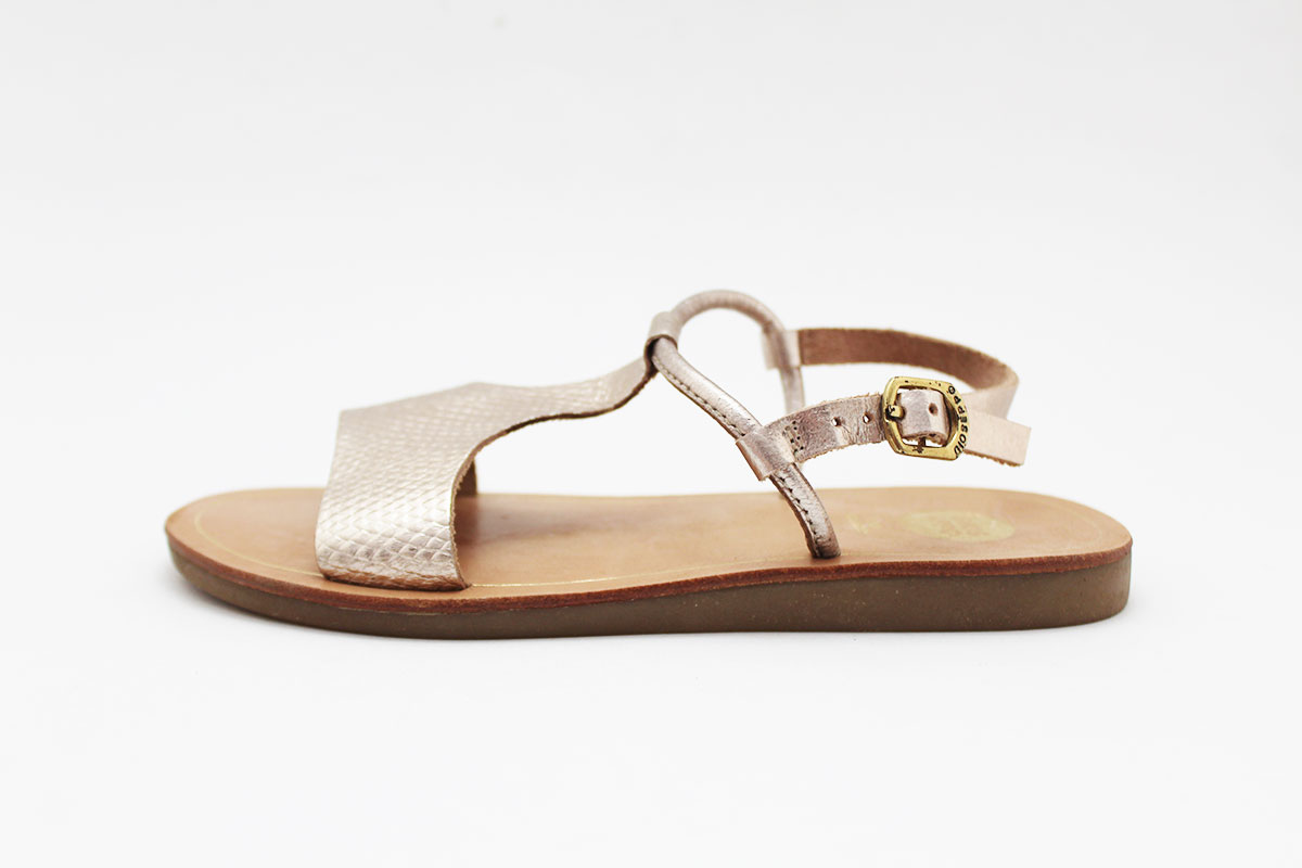 Sandalias étnico metalizadas niña Gioseppo - Imagen 3