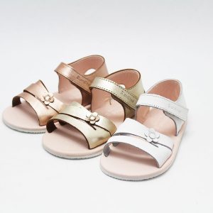 Sandalias flor Blanditos by Crios modelo MALTA