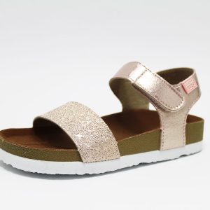 Sandalias bio glitter dorada niña Gioseppo