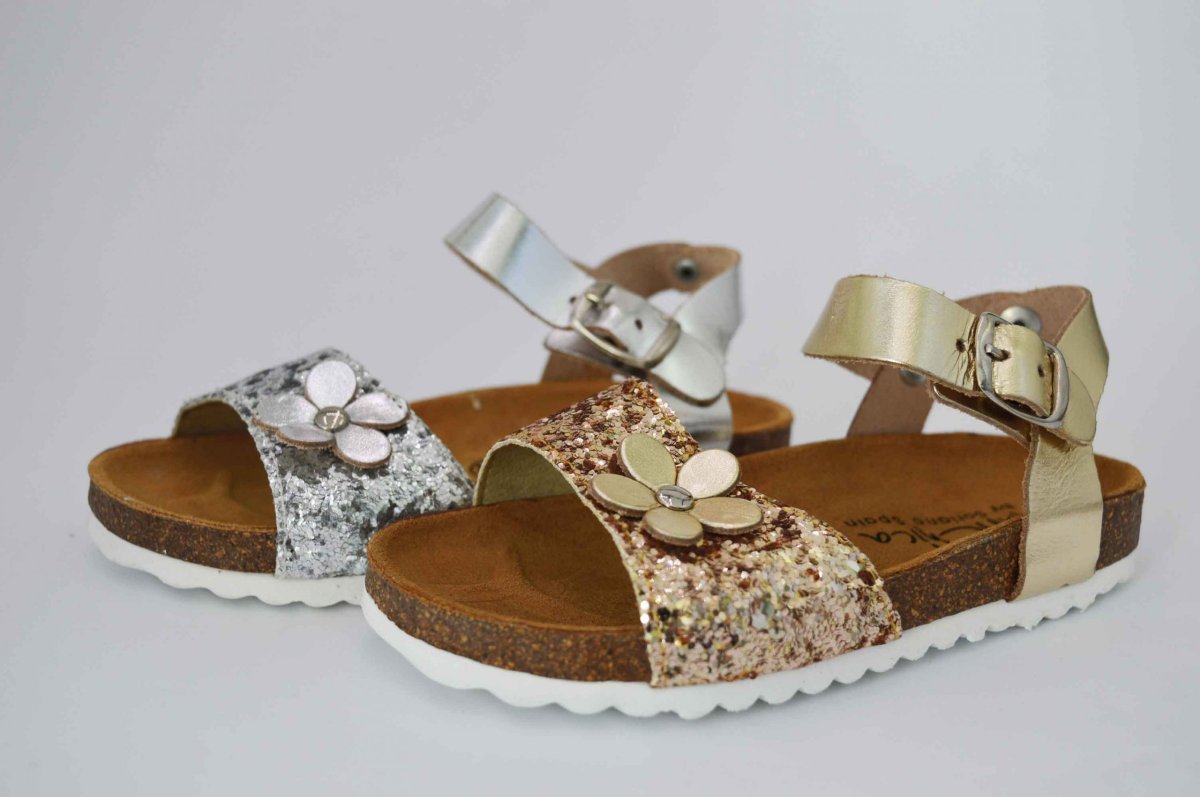 Sandalias bio glitter niña - Imagen 2