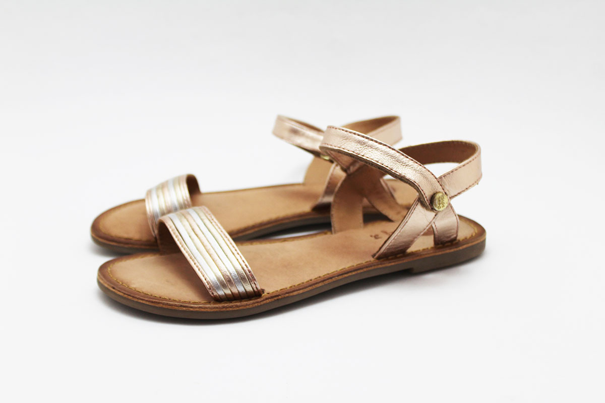 Sandalias niña Gioseppo colores metalizados