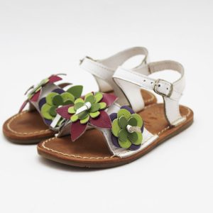 Sandalias niña Gioseppo flores colores