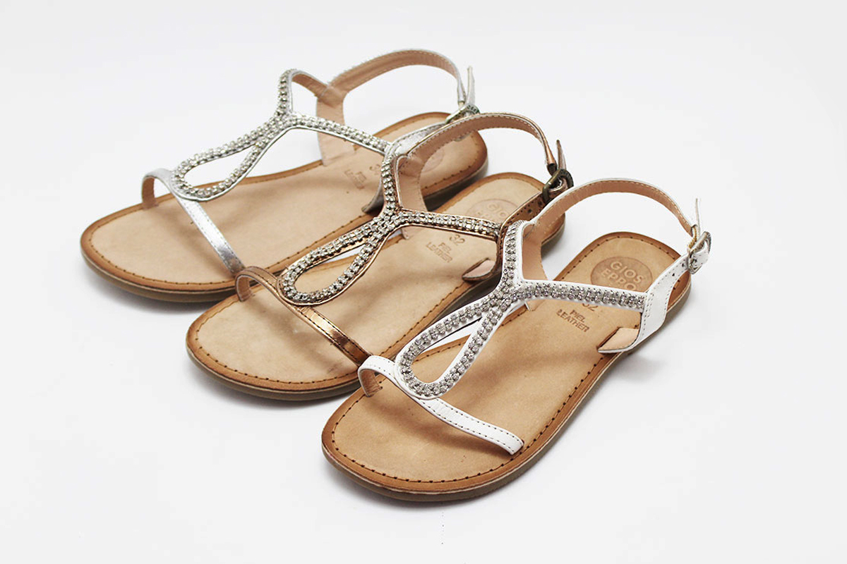 Sandalias niña Gioseppo perlitas modelo BONJOUR