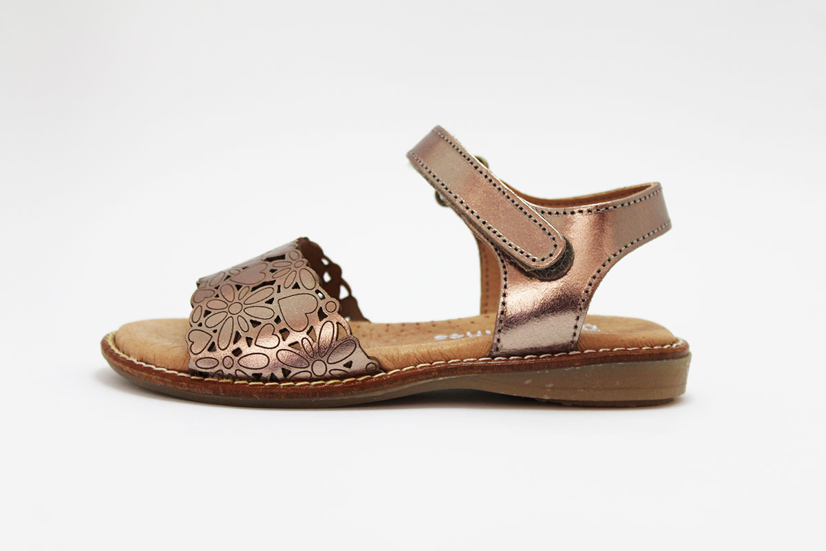 Sandalias niña bordado flores - Imagen 7