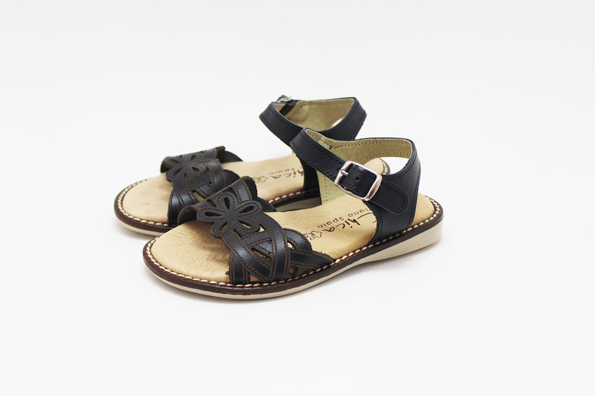 Sandalias niña grabadas hebilla - Imagen 4