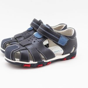 Sandalias niño azul marino puntera bubble