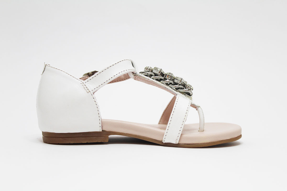 Sandalias talón cerrado pedrería niña - Imagen 8