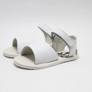 Sandalias respetuosas blanco abiertas niña Mustang free