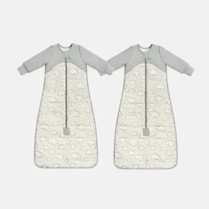 Swaddle Up™ 1.0 TOG Algodón Dusty Blue Daydream