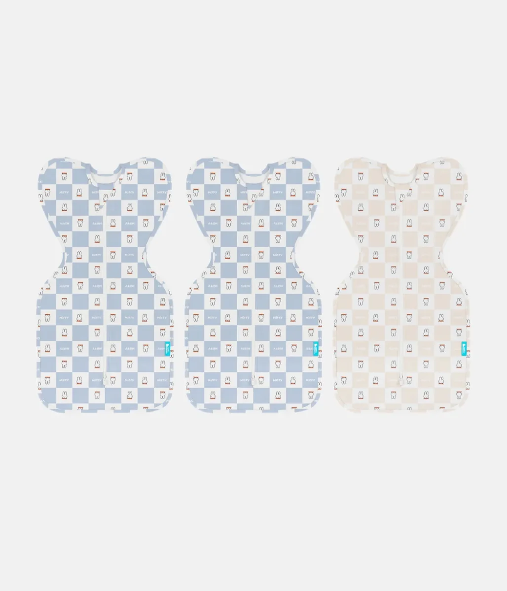Pack de Inicio Swaddle Up™ Miffy | 1.0 TOG | Azul x2 | Birch Miffy Cuadros - Imagen 2