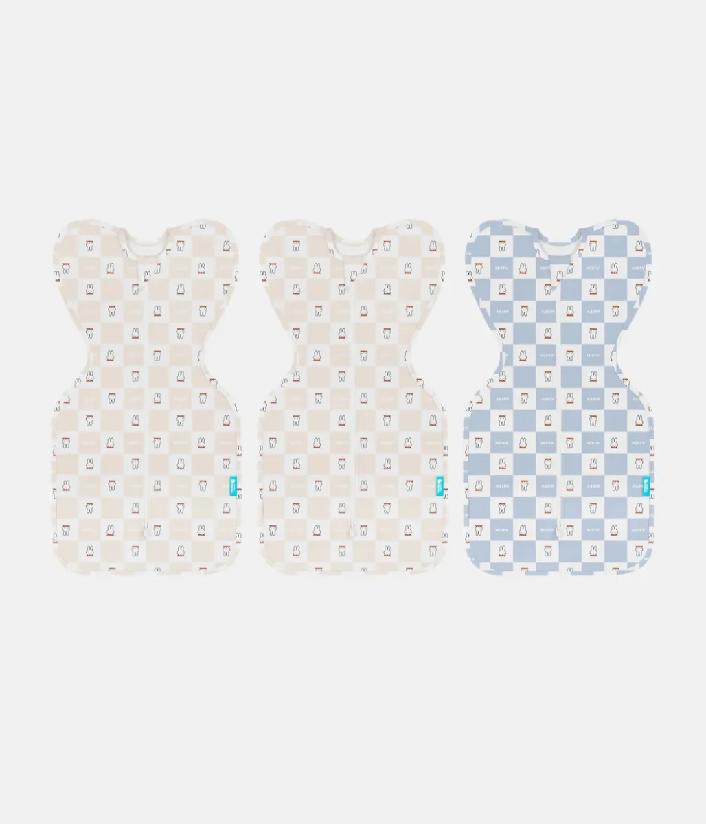Pack de Inicio Swaddle Up™ Miffy | 1.0 TOG | Birch x2 | Azul Miffy Cuadros - Imagen 2