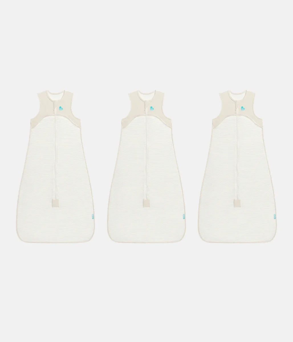 Swaddle Up Starter Set | 1,0 TOG | Blanco Nubes Conejitos | Blanco Soñador | Jaspeado Natural - Imagen 2