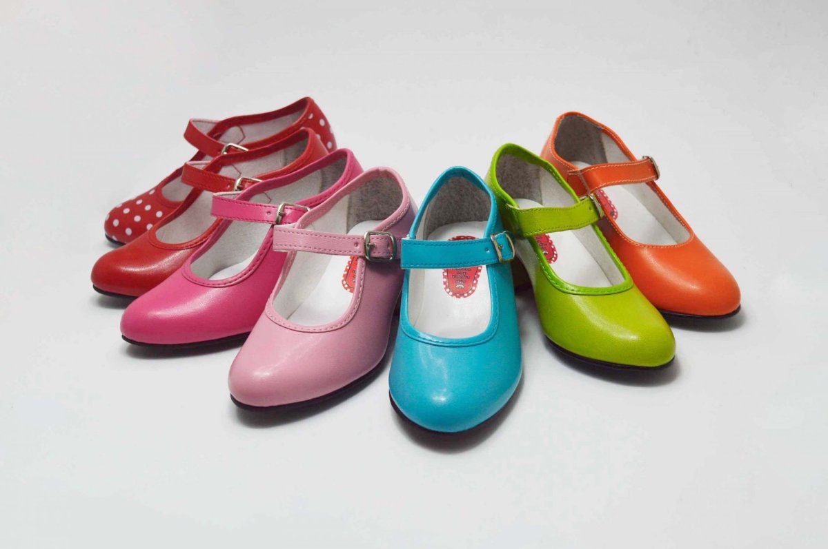Tacones flamenco niña