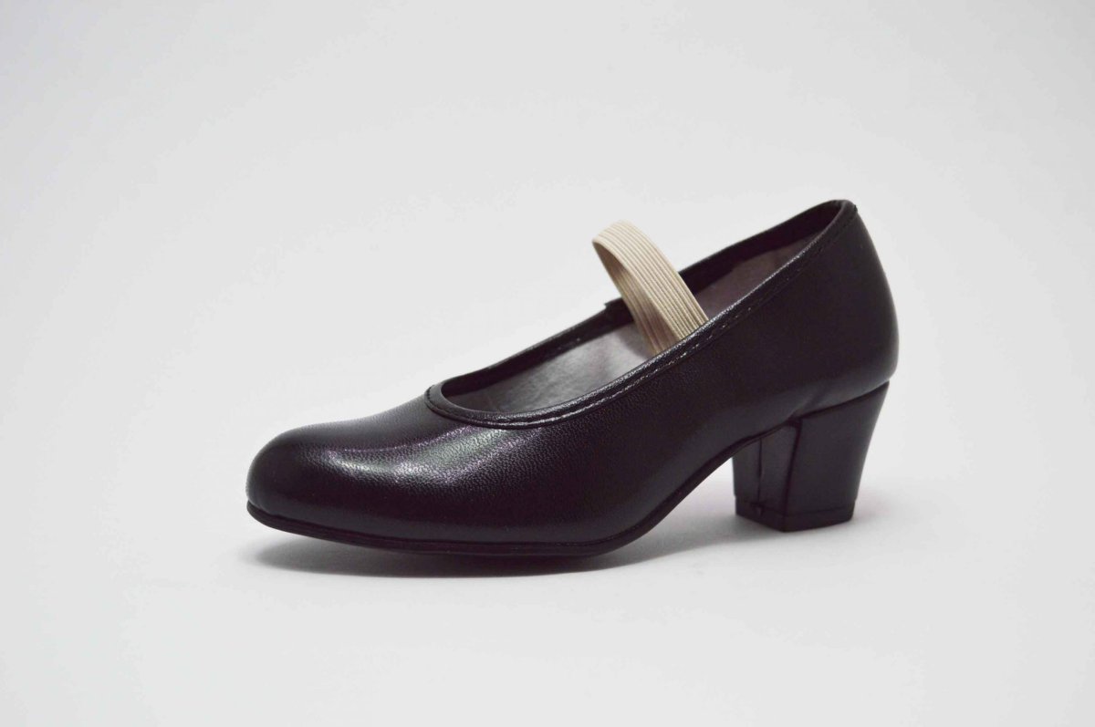 Tacones flamenco elástico niña