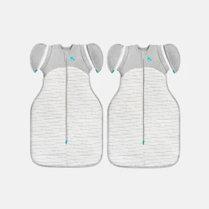 Swaddle Up™ 1.0 TOG Algodón Dusty Blue Daydream