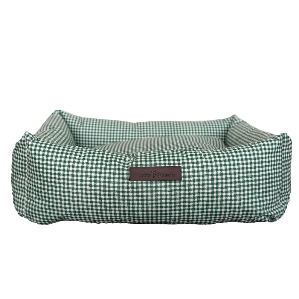 Cama para perros Impermeable Vichy Verde