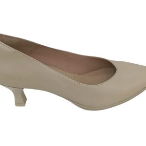 Zapatos de salón cómodos beige – Modelo Classic Mar17