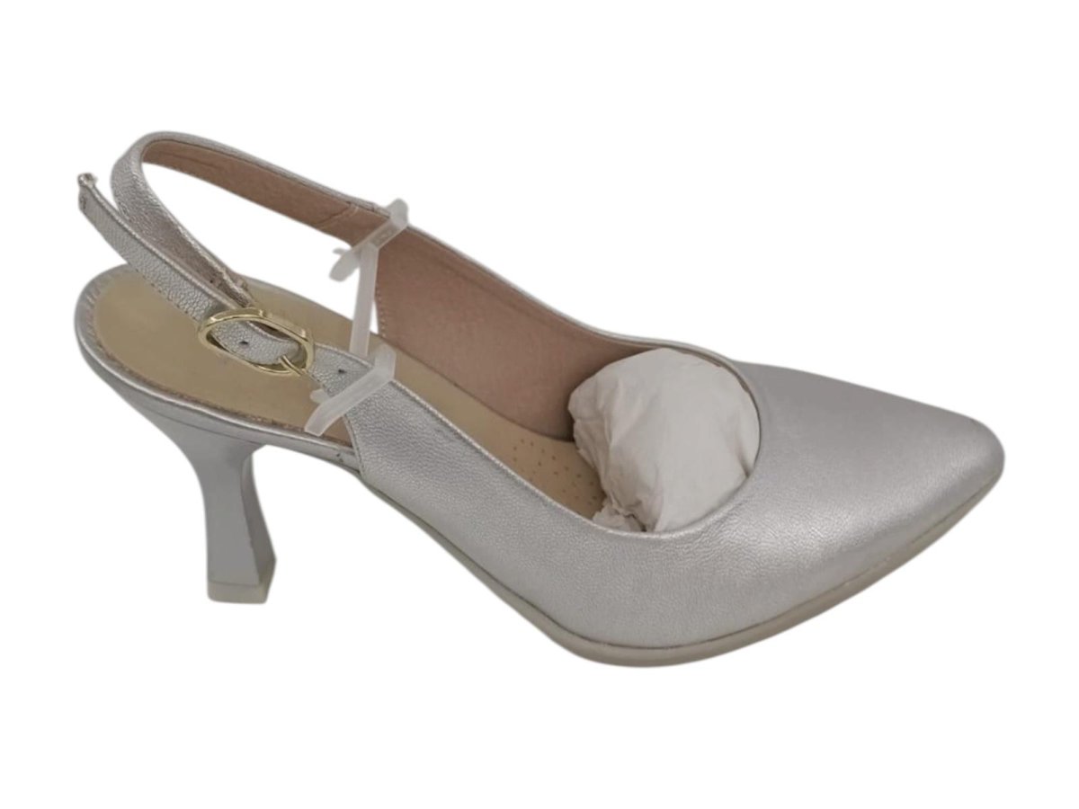 Zapatos de fiesta color plata – Modelo Elegance Sar 14 - Imagen 2