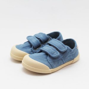 Zapatilla barefoot lona Igor azul jeans