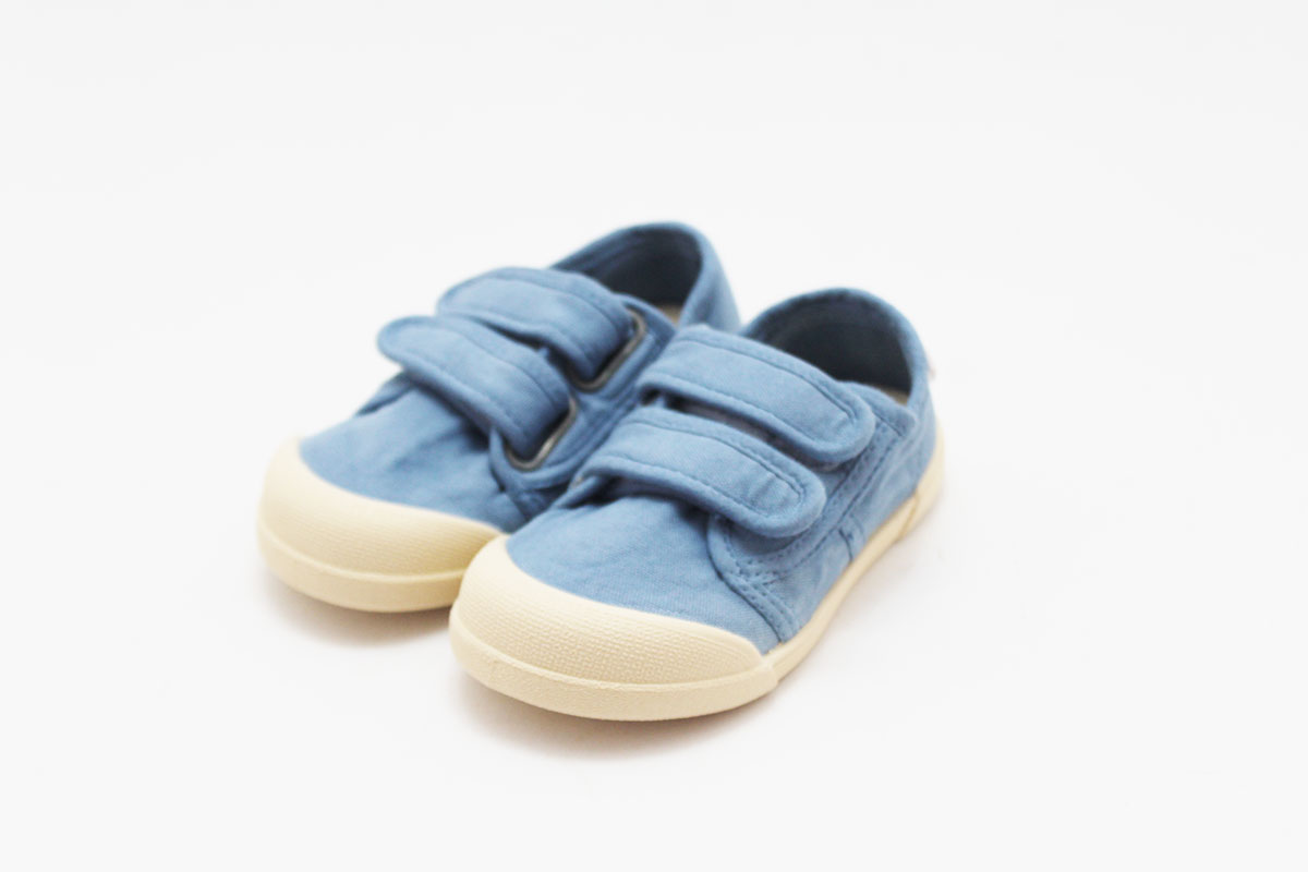 Zapatilla barefoot lona Igor azul jeans - Imagen 3