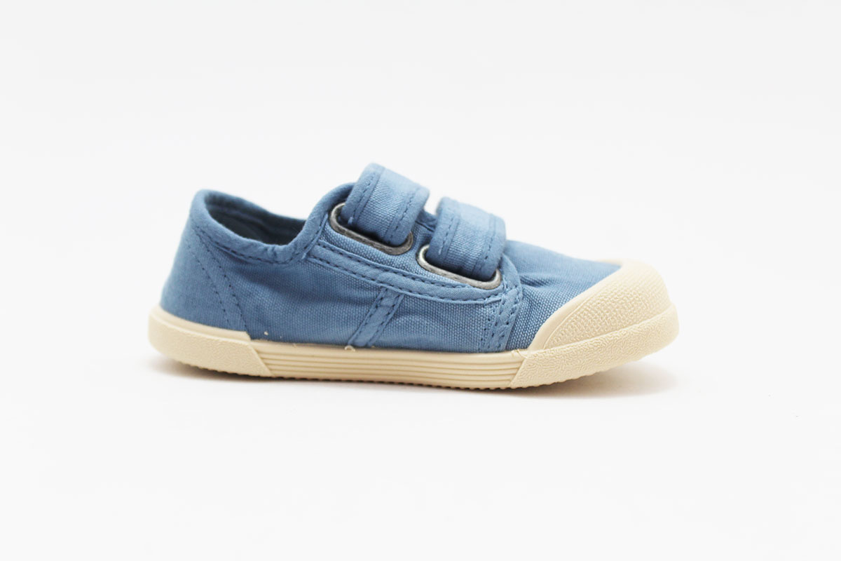 Zapatilla barefoot lona Igor azul jeans - Imagen 6