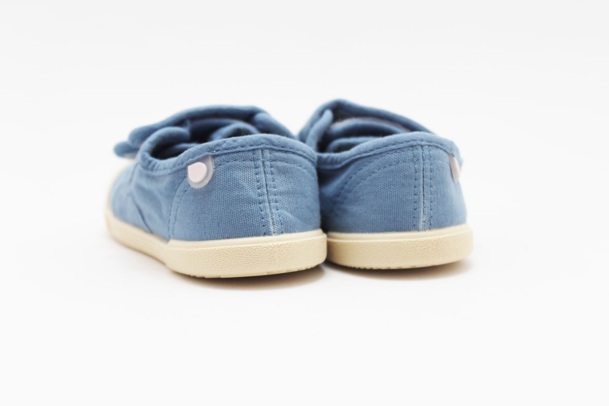 Zapatilla barefoot lona Igor azul jeans - Imagen 7