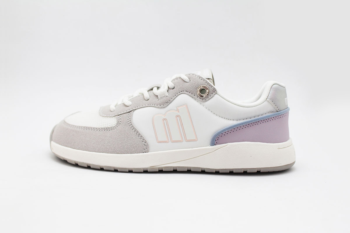 Zapatillas barefoot mujer blanco lila Mustang - Imagen 7