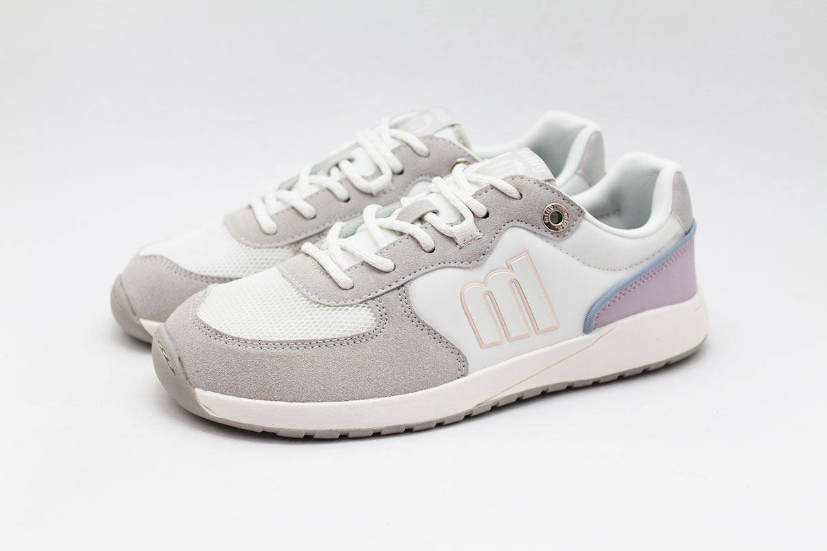 Zapatillas barefoot mujer blanco lila Mustang - Imagen 3