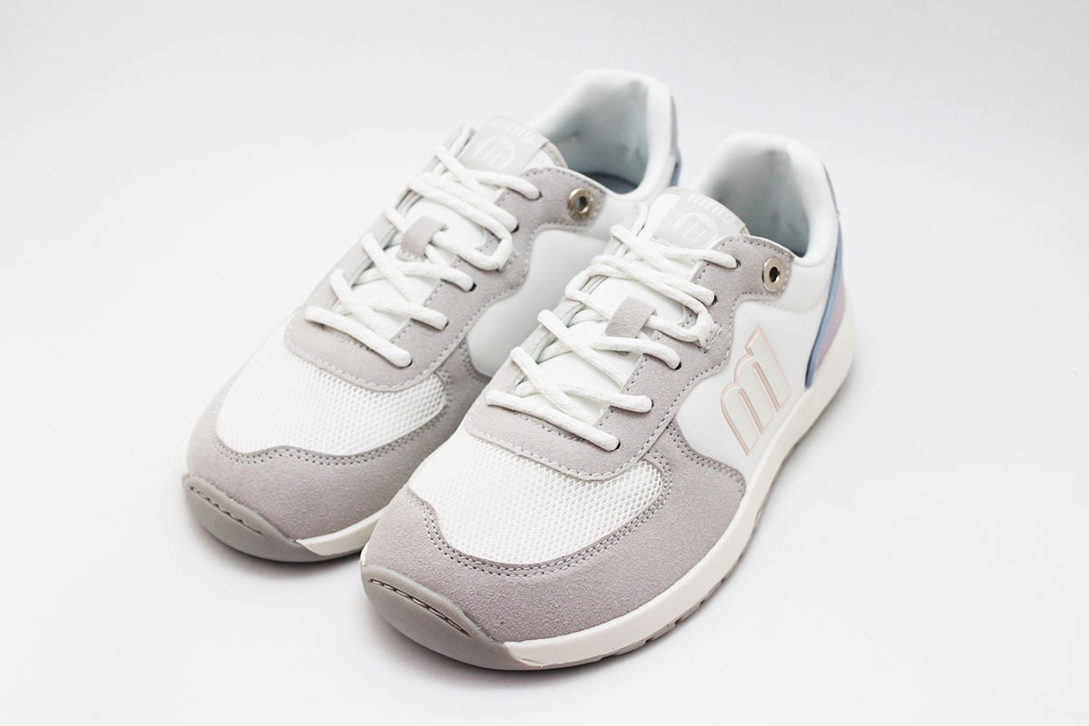 Zapatillas barefoot mujer blanco lila Mustang - Imagen 4