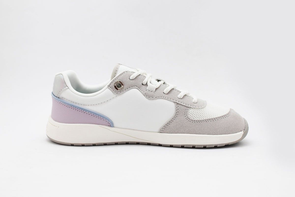 Zapatillas barefoot mujer blanco lila Mustang - Imagen 6