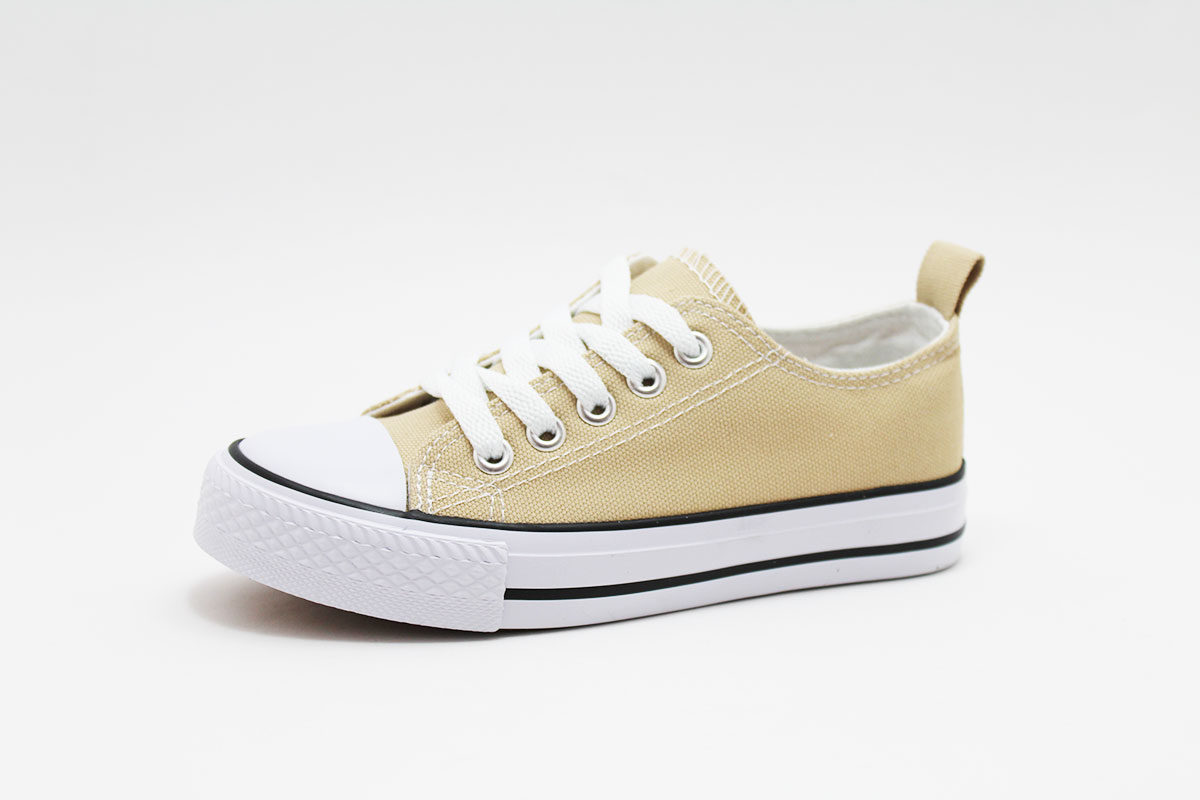 Zapatillas camel con cordones y puntera - Imagen 5
