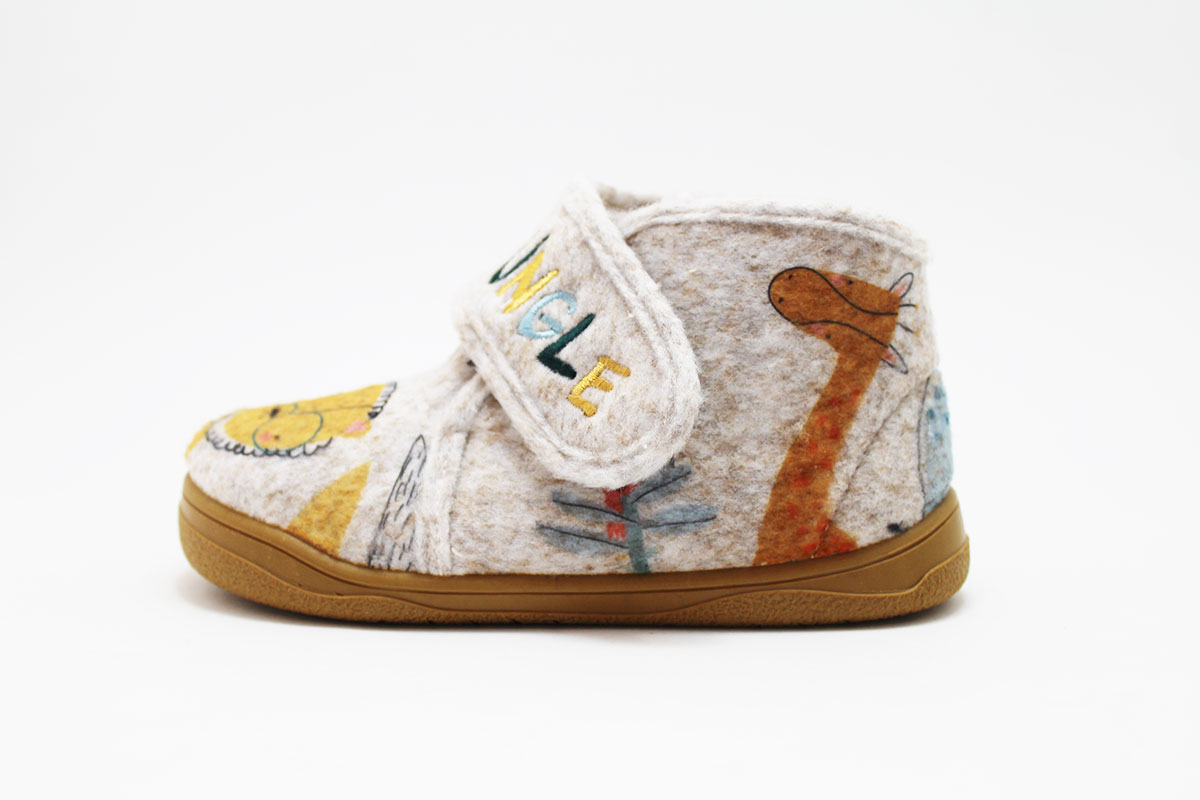 Zapatillas casa barefoot gris niño Zapyflex - Imagen 6
