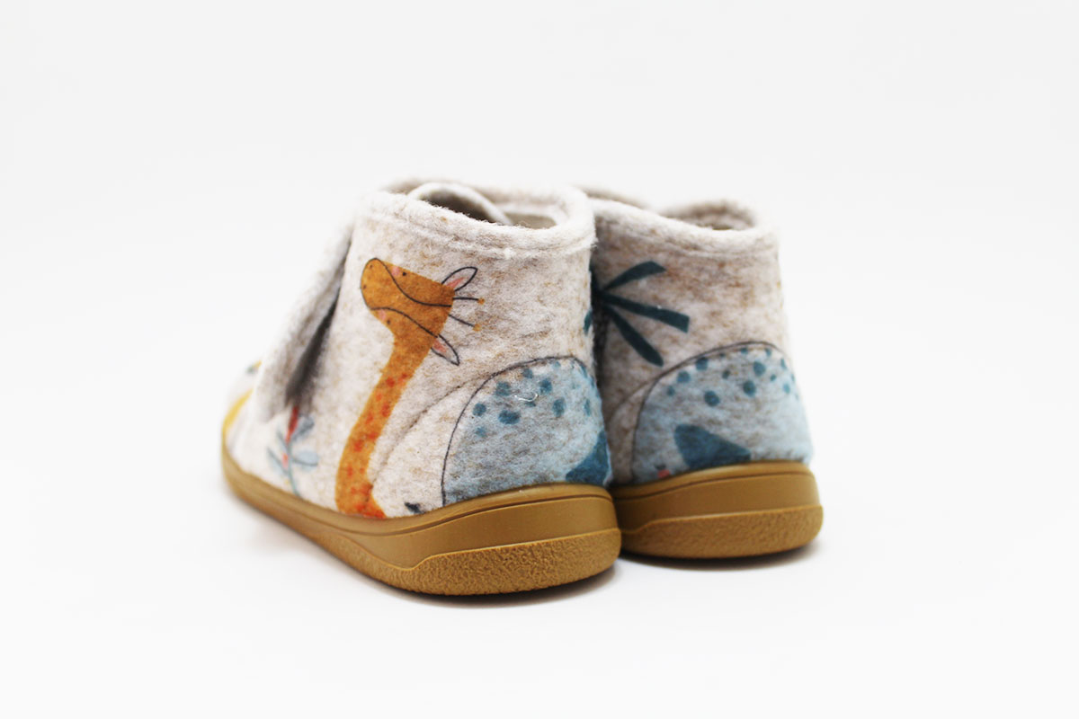 Zapatillas casa barefoot gris niño Zapyflex - Imagen 8