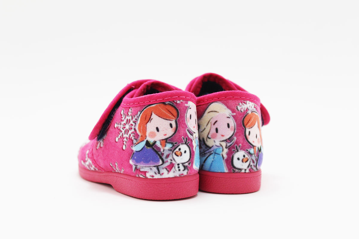 Zapatilla casa niña rosa fuxia princesas - Imagen 6