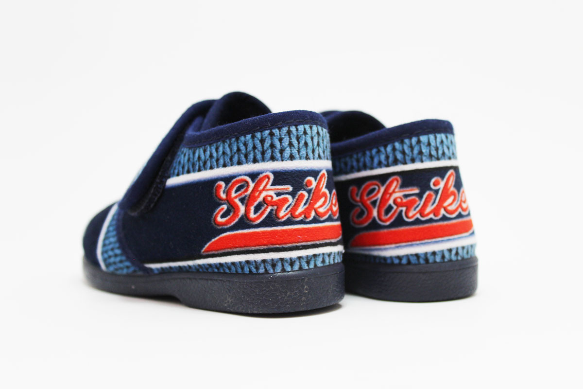 Zapatilla casa estampado azul niño - Imagen 4