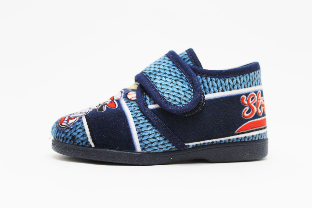 Zapatilla casa estampado azul niño - Imagen 9