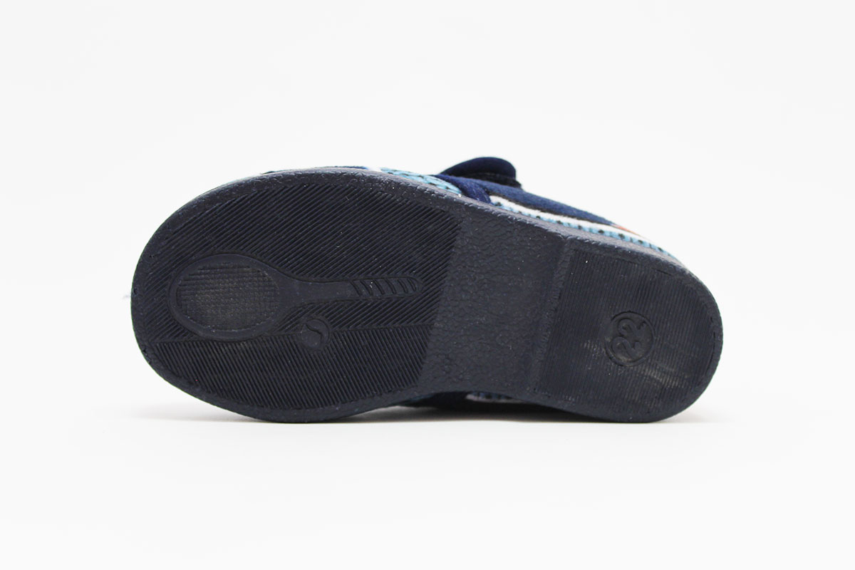 Zapatilla casa estampado azul niño - Imagen 3