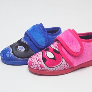 Zapatillas casa mascara sin cordones niños