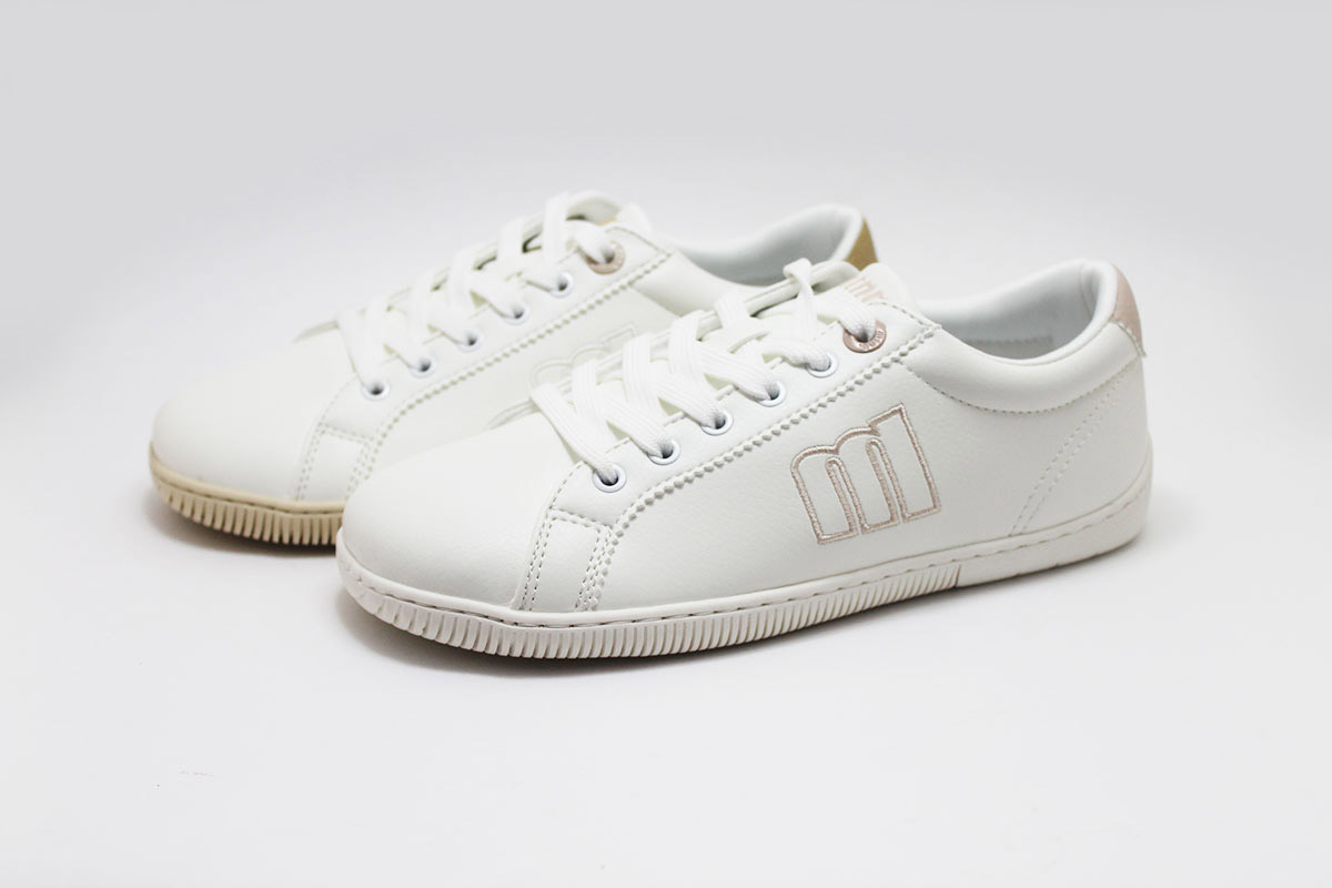 Deportivas respetuosas básicas blanco mujer Mustang - Imagen 2