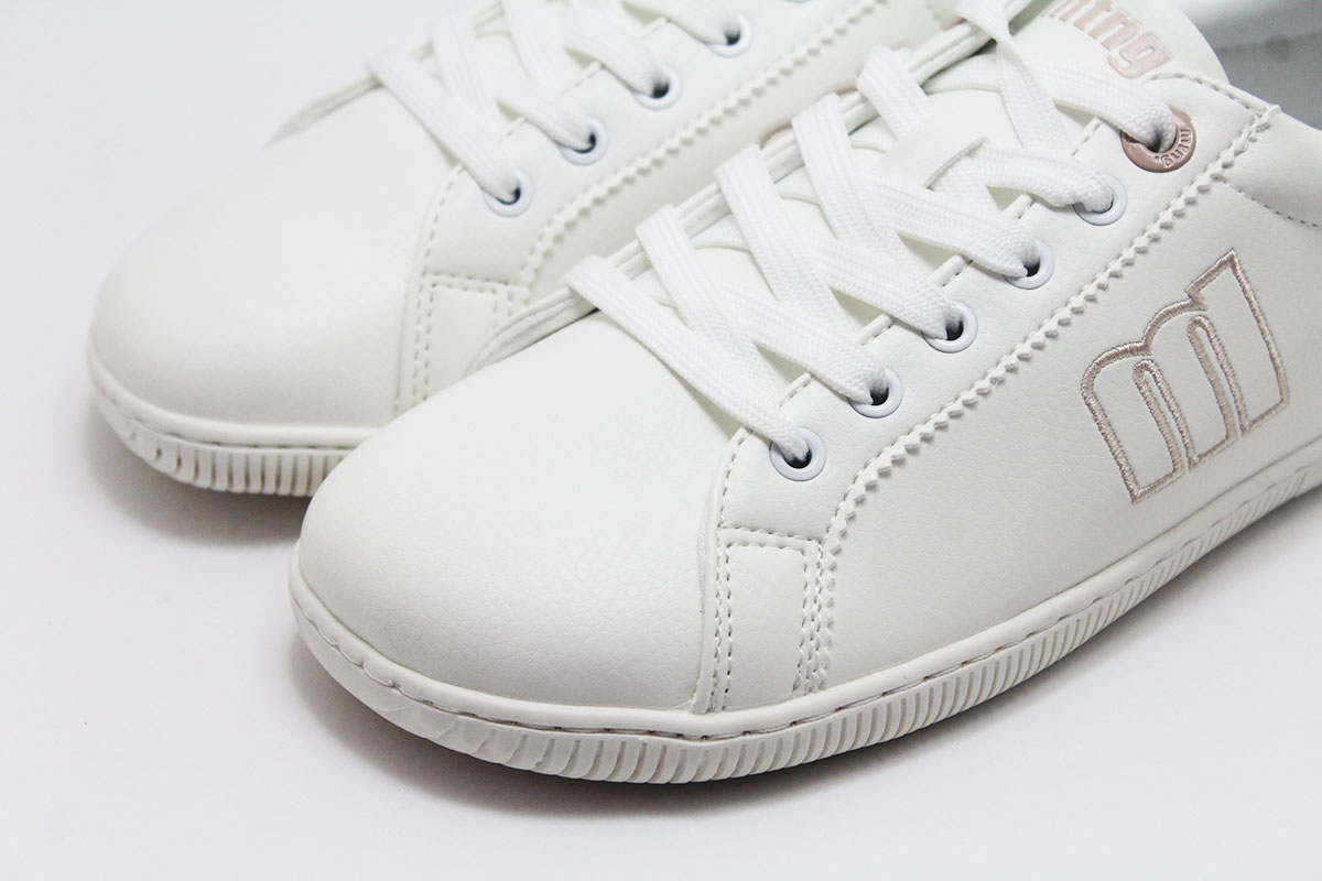 Deportivas respetuosas básicas blanco mujer Mustang - Imagen 6
